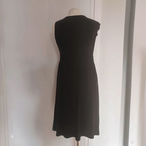Ysatis black elegant dress with waist elastic, size S