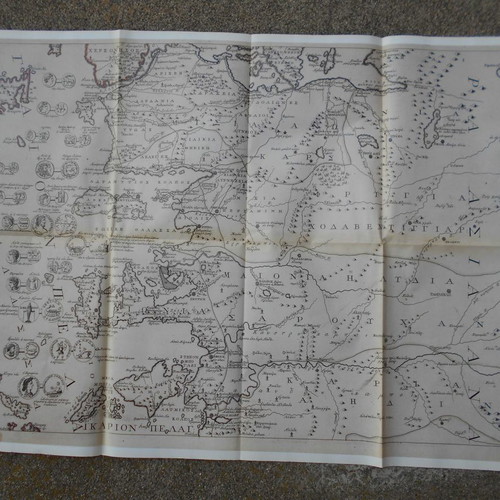 Small set of 12 used maps with the History of Modern Hellenism