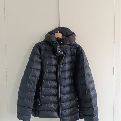 Benetton men's jacket used, size 52 (L-XL), blue with defects