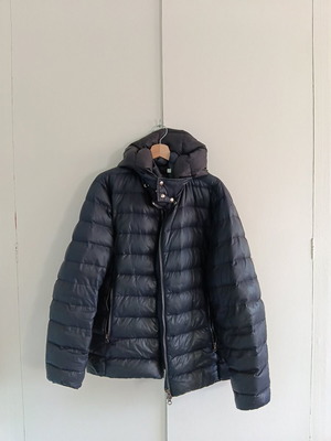 Benetton men's jacket used, size 52 (L-XL), blue with defects