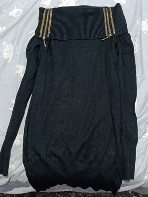 Women's blouse black one size like new
