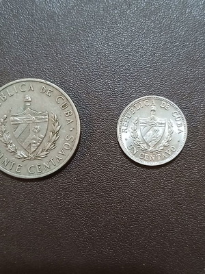 Cuba two coins 1968/1983