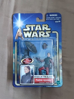 Hasbro Kenner Star Wars Padmé Amidala Coruscant Attack figure new 3 3/4"
