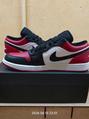 Air Jordan 1 Low size 47.5 new Gym Red White-Black