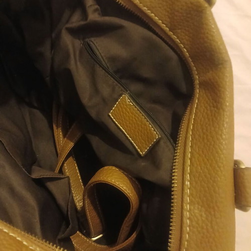 Brown handbag new with extra crossbody strap