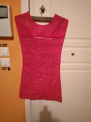 Hanging organizer for jewelry and accessories fuchsia new