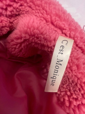 Teddy coat new pink