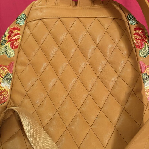 Desiqual Lima backpack like new, brown and colorful