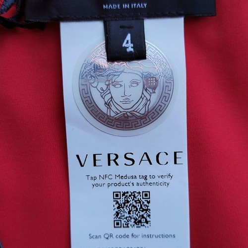 Versace Greek Key Medusa bikini bottoms new, size L