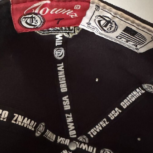 Ghetto Report Card Fullcap Hat like new, black and gold, size S