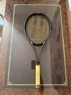 Prince Graphite Pro Series 90 tennis racket with case used