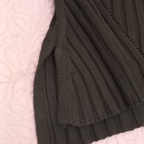 Zara sleeveless sweater, black, size L