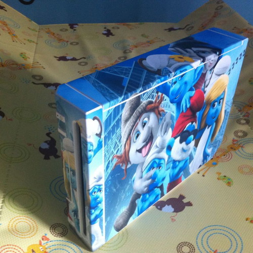 Wii console stickers Smurfs new