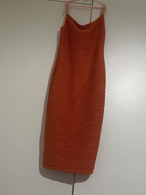 Shein women's summer dress like new, orange, size S