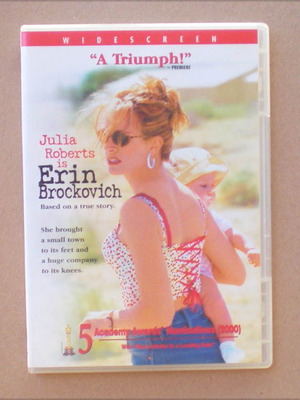 Erin Brockovich DVD used, American drama film 2000