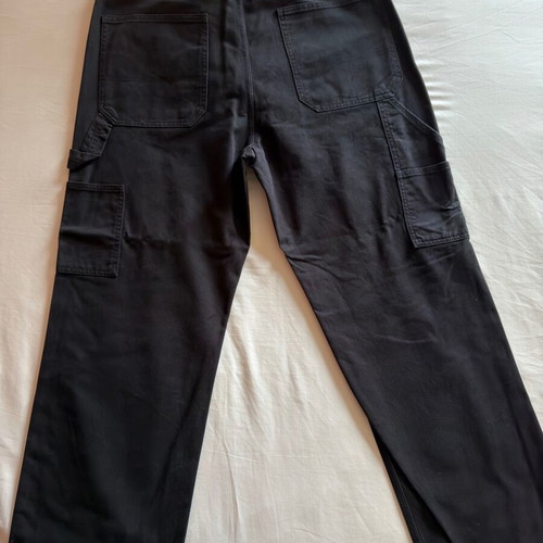 Carpenter H&M pants black like new, size L-XL