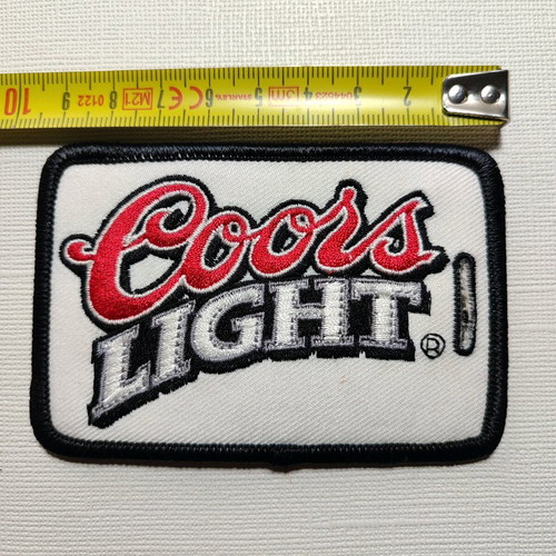 Coors Light sewn patch and festival ID used