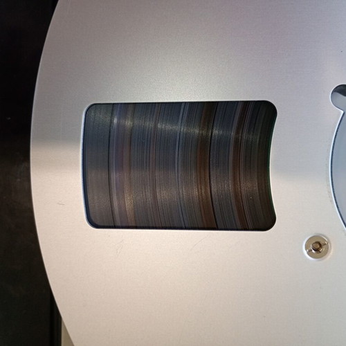 Maxell 10.5" aluminum reel used with Revox box