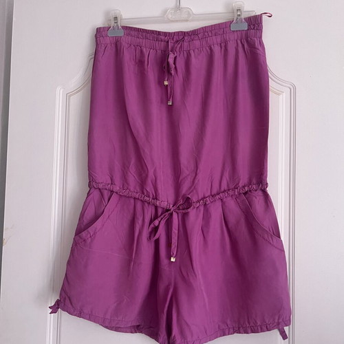 Phard silk one-piece shorts like new, pink, size S