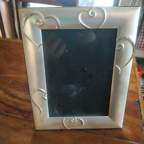 Metal photo frames used, pack of 3 silver color