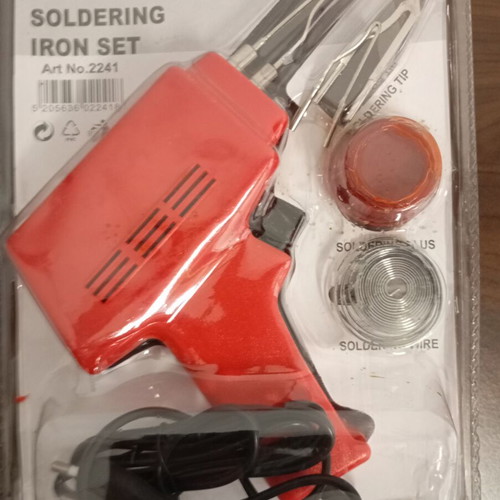 Electric soldering set new