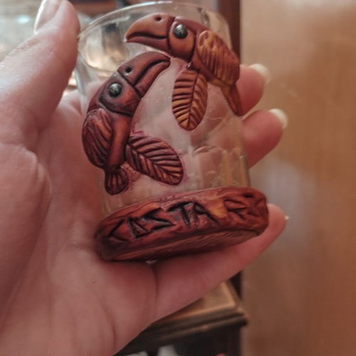 Costa Rica decorative shot glass used