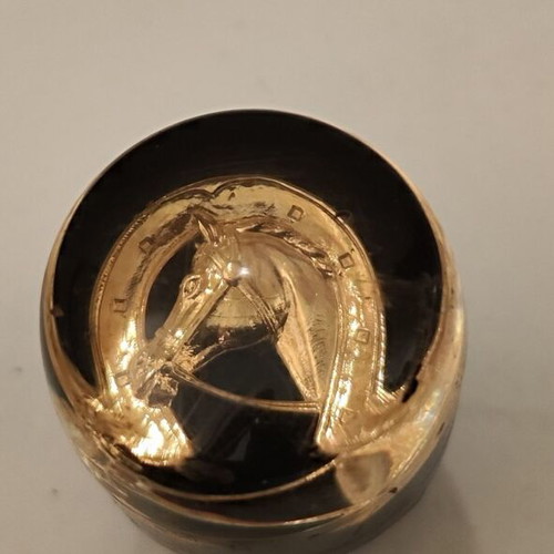 Vintage Gear Shift Knob Gold Horse Used for Fiat Lada BMW