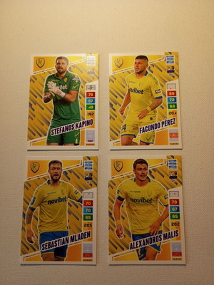 Panini Cards Superleague 2023/24 Τετράδα παικτών Παναιτωλικού Basic Cards