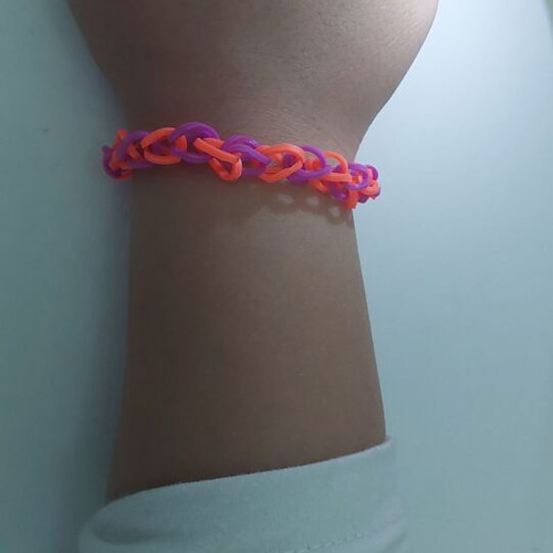 Plexi flexi children's bracelets new, colorful, set of 4