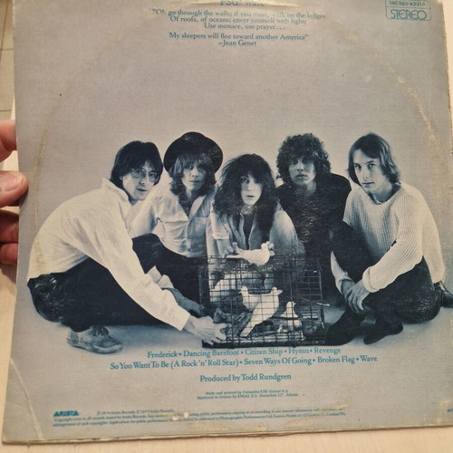 Patti Smith Group Wave Vinyl LP used, classic rock new wave