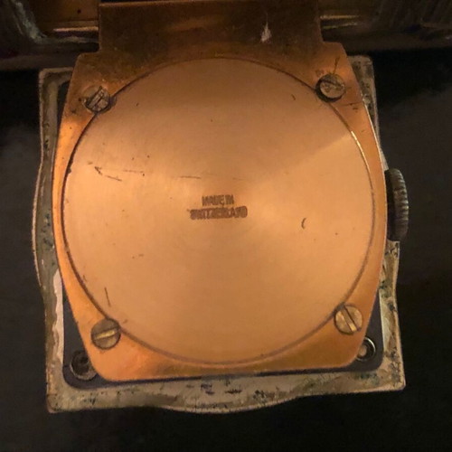 French vintage 1940-1950 women's powder compact used
