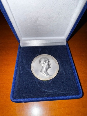 Commemorative Medal of Ioannis Kapodistrias used, copper plated