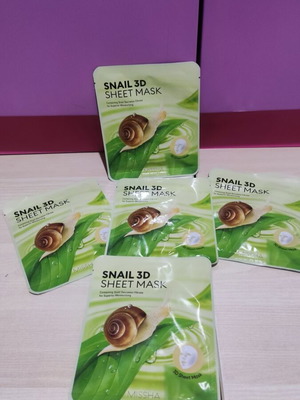 Missha Snail 3D Sheet Mask pack of 5 new