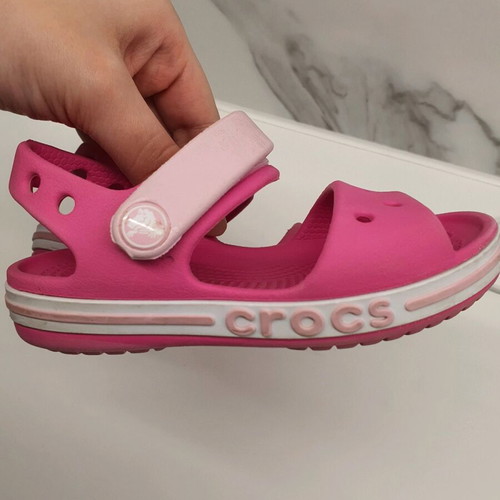 Crocs C7 baby shoes like new, non-slip