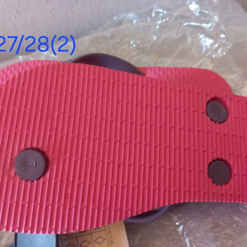 Flip-flops for girls new, sizes 27/28 and 29/30, pink-purple