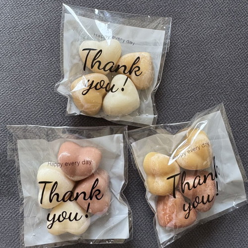 Wax melts set of 3 heart-shaped packs new
