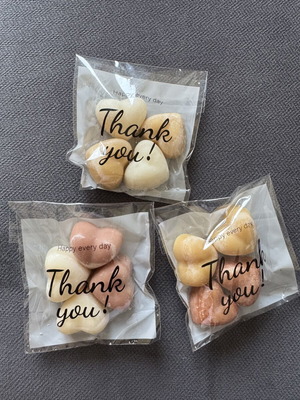 Wax melts set of 3 heart-shaped packs new