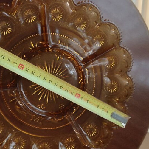 Vintage crystal platters for nuts like new