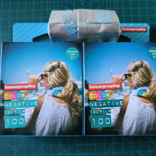 Lomography Color Negative 120 Film 100, pack of 7, new