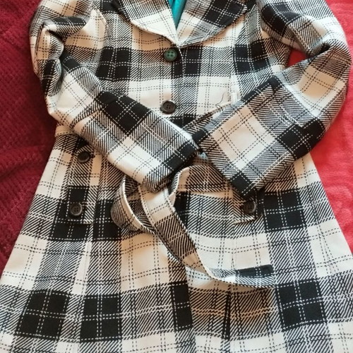 Benissimo women's long jacket like new, black and white