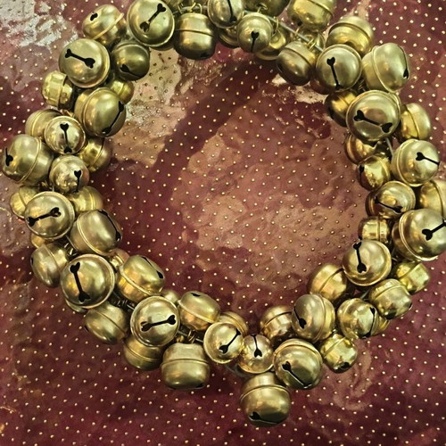 Christmas wreath with bells like new