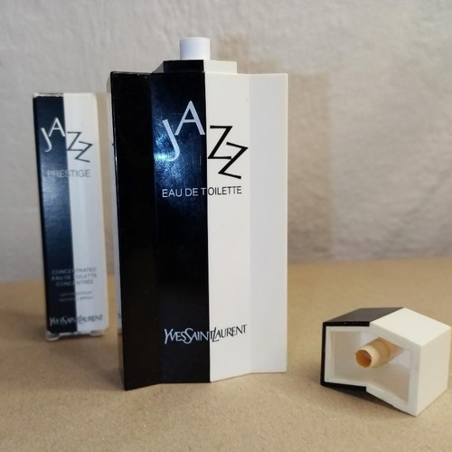 Jazz miniatures by YvesSaintLaurent used vintage 1988, set of 2