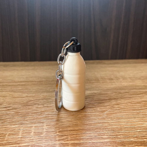 Prime Hydration Drink keychain new, white, PVC