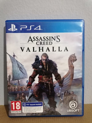 Assassin's Creed Valhalla PS4 case used, no game included
