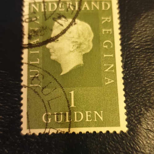 1969 1Gulden stamp used, Holland, SG#1078