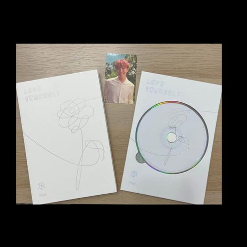 Love Yourself:her Version O book and CD like new with j-hope card and stickers