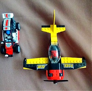 Lego αμάξι και αεροπλάνο