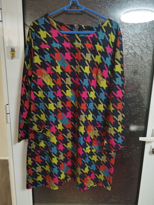 Colorful dress size 4XL like new, Shejoin Sheenjoy