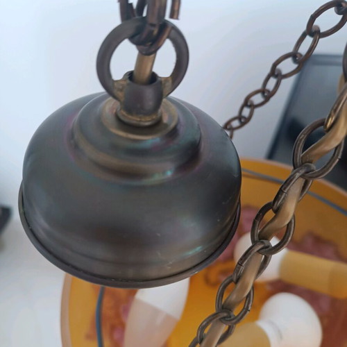 Ceiling light like new, 30 cm diameter, 3 sockets