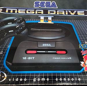 Sega Mega Drive II ΣΤΟ ΚΟΥΤΙ ΤΟΥ, κομπλε, αριστη κατασταση, για συλλεκτη